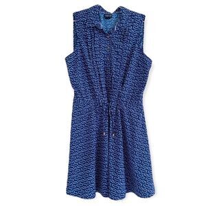 U.S. Polo Assn. Women Blue Casual Dress L